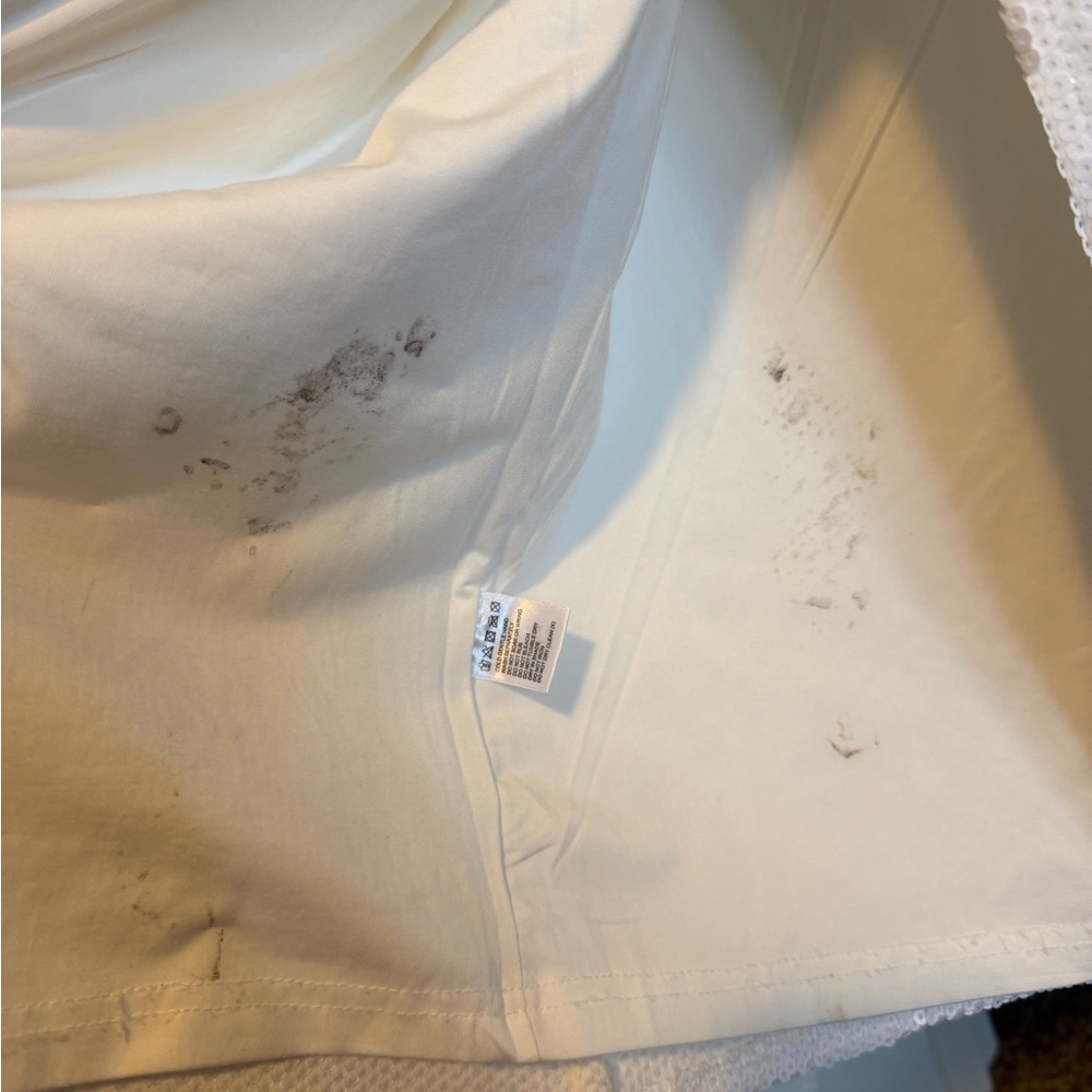 Meshki sequin white dress, size Medium - Picture 8 of 10